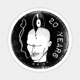 20 Years - Punk Rock Jukebox Anniversary Tee! Magnet